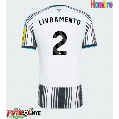 Camiseta Newcastle United Tino Livramento #2 Primera Equipación 2026-27 manga corta